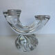 Daum crystal candle holder