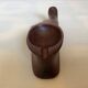 Wooden ashtray empty pocket ring sizer