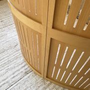 Large curved beech screen from the 80s
