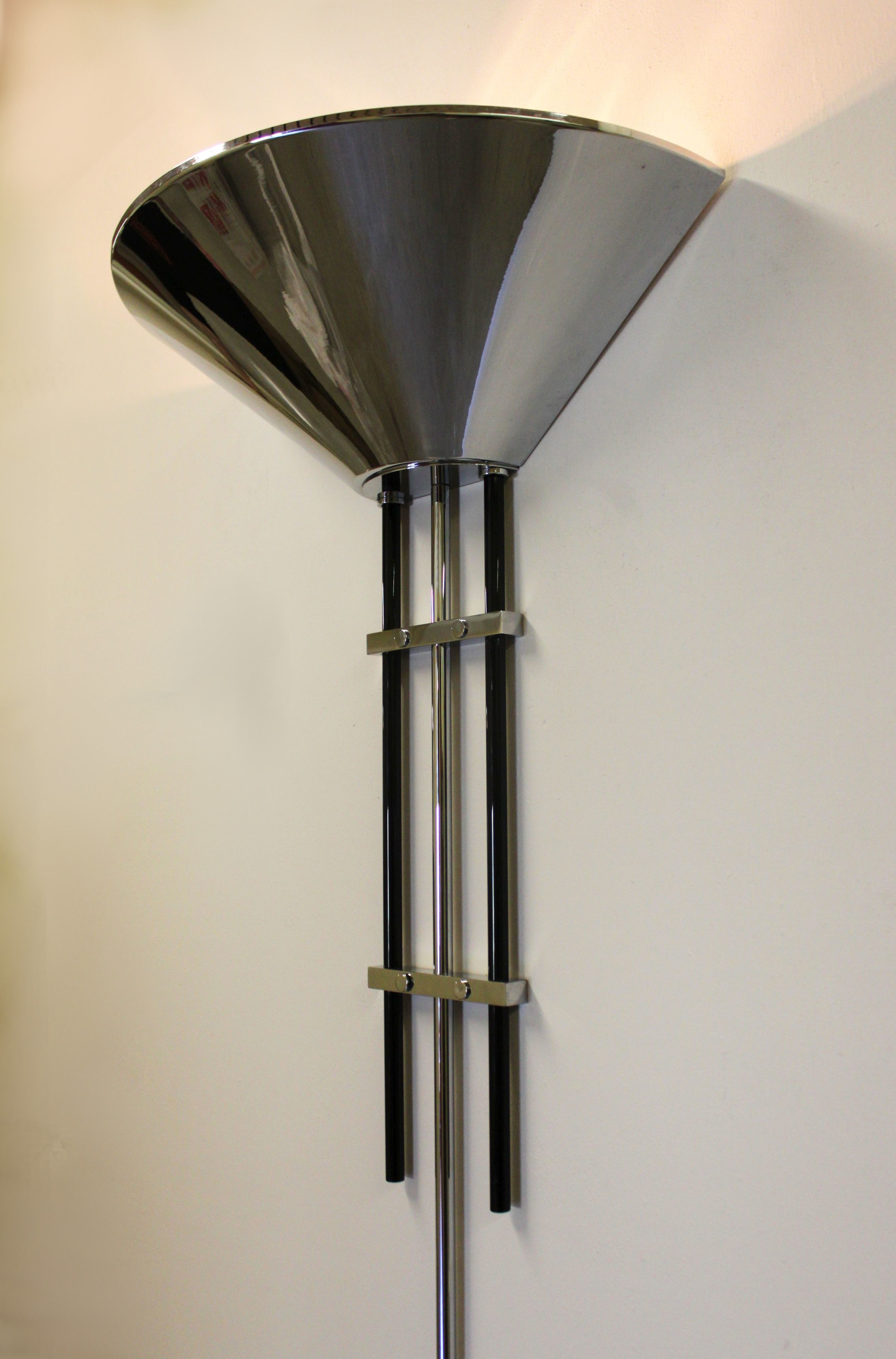 Modernist wall lamp, 2 lights, Germany 1970