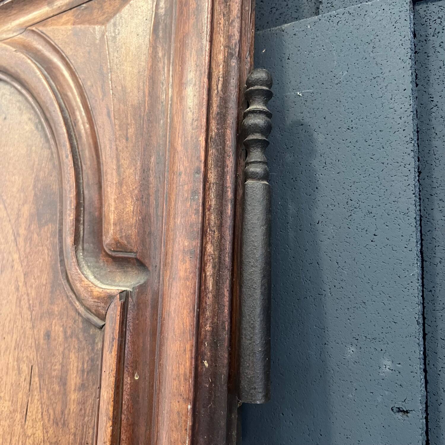 Old 19th century wooden doors
