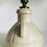 Art Deco lamp base in crackled ceramic