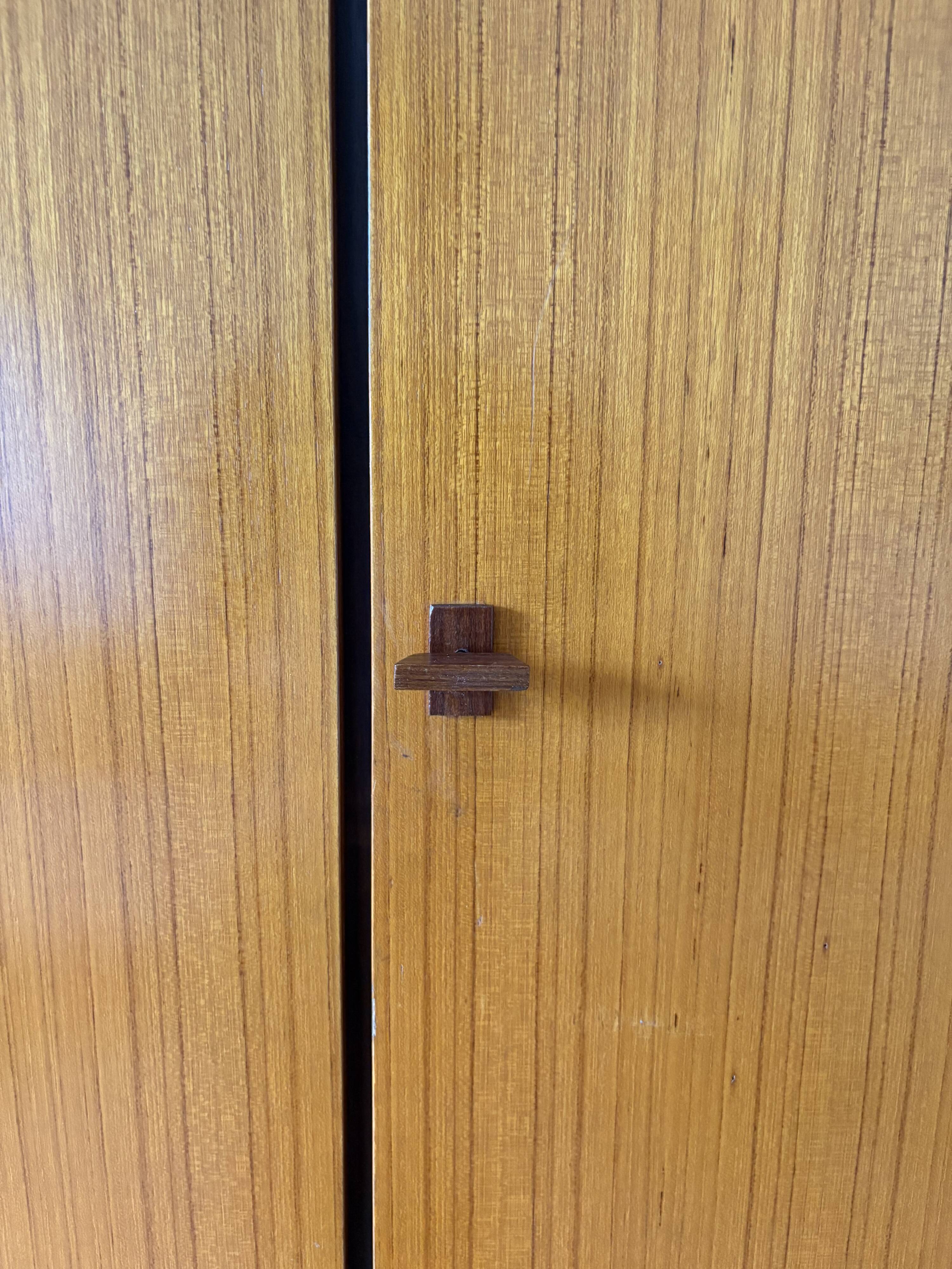 Vintage Scandinavian teak wardrobe