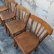 Série de 4 chaises de bistrot Luterma 1950