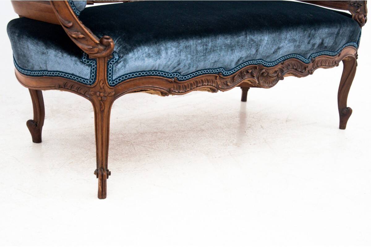 Antique sofa, France, late 19th century.