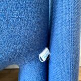 Vintage 70s wool fireside chair