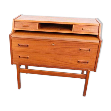 Iversen teak secretary, Danish style from the 1960s-70s.