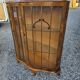 Art Deco display cabinet in walnut from the 1930s.