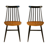 Pair of Scandinavian chairs Fanett by Ilmari Tapiovaara
