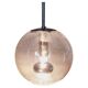Midcentury Bubble Glass Globe Pendant by Glashütte Limburg, Germany, 1970s