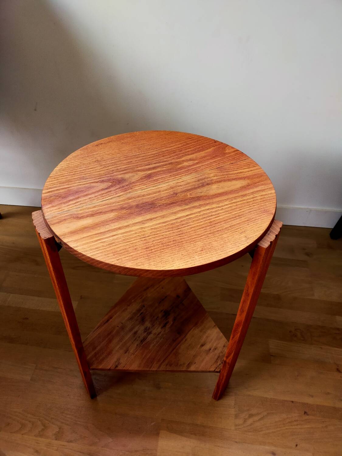 Art Deco exotic wood side table