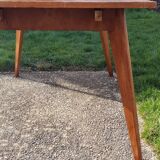 Dining table furniture sam half century with 2 extensions foot compass with 2 extensions