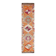 Soft Orange Vintage Wool Runner Rug For Kitchen, 74x307 Cm