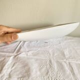 Vintage white ceramic wall-mounted soap dish