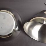 Pear ice bucket in chrome metal 1970