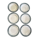 Lot of 6 ironstone plates (Morocco series)