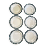 Lot of 6 ironstone plates (Morocco series)