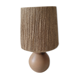 Vintage gres lamp lampshade jute rope