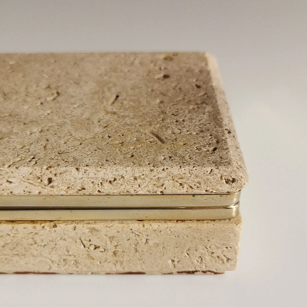 Travertine box, Cerri Nestore, 1970