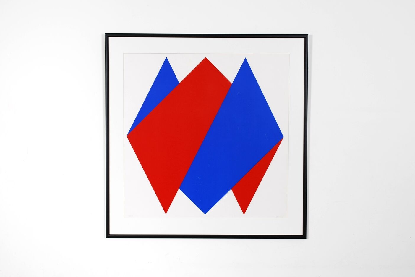 Print Red Blue by Bob Bonies