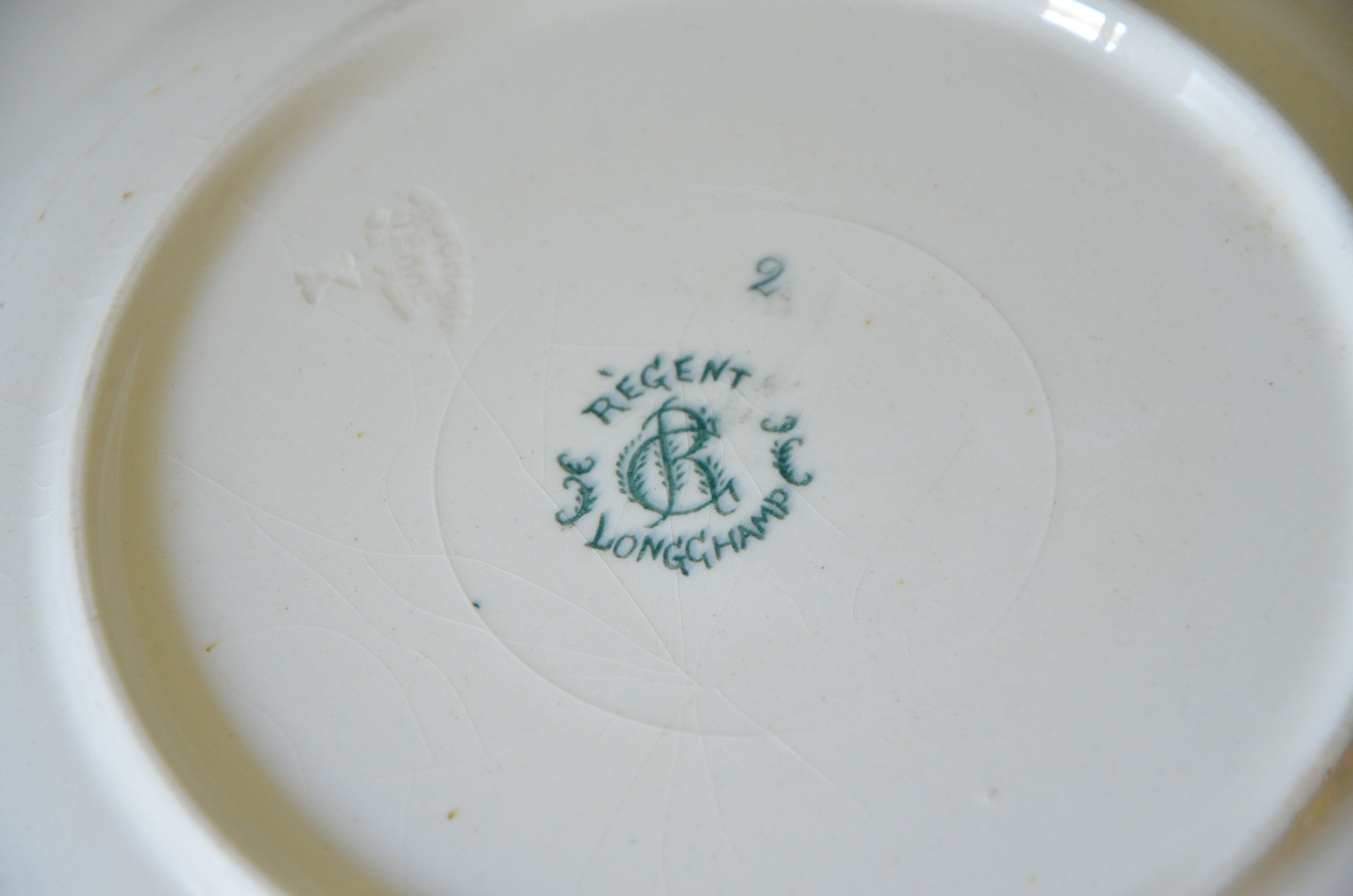 Lot of 3 plates Robert Charbonnier by Longchamp