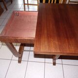 Art deco 1930s pine table