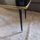 Table basse vintage pieds fuseaux