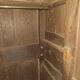 Antique solid walnut wardrobe