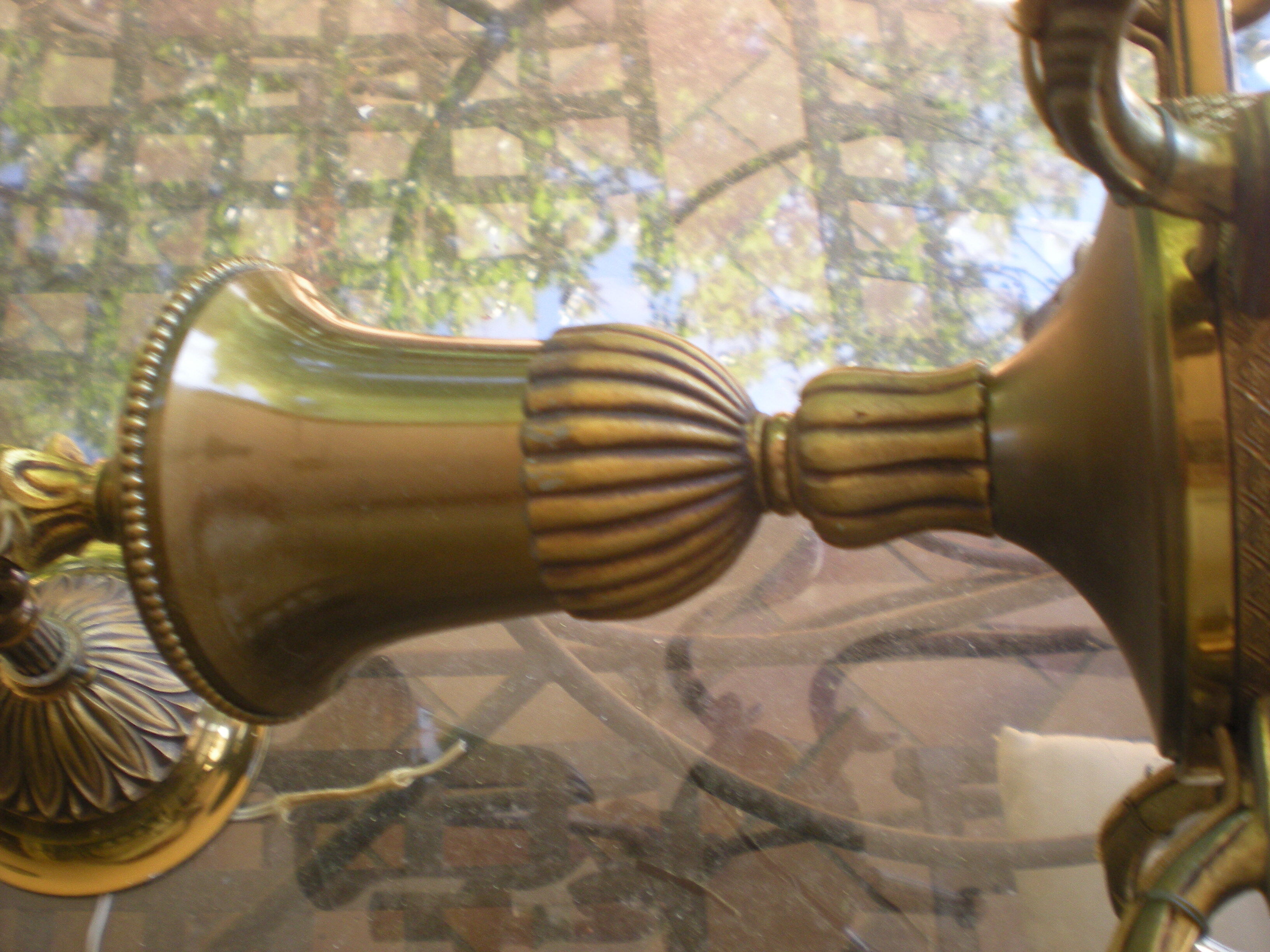 Lustre art deco-5 branches