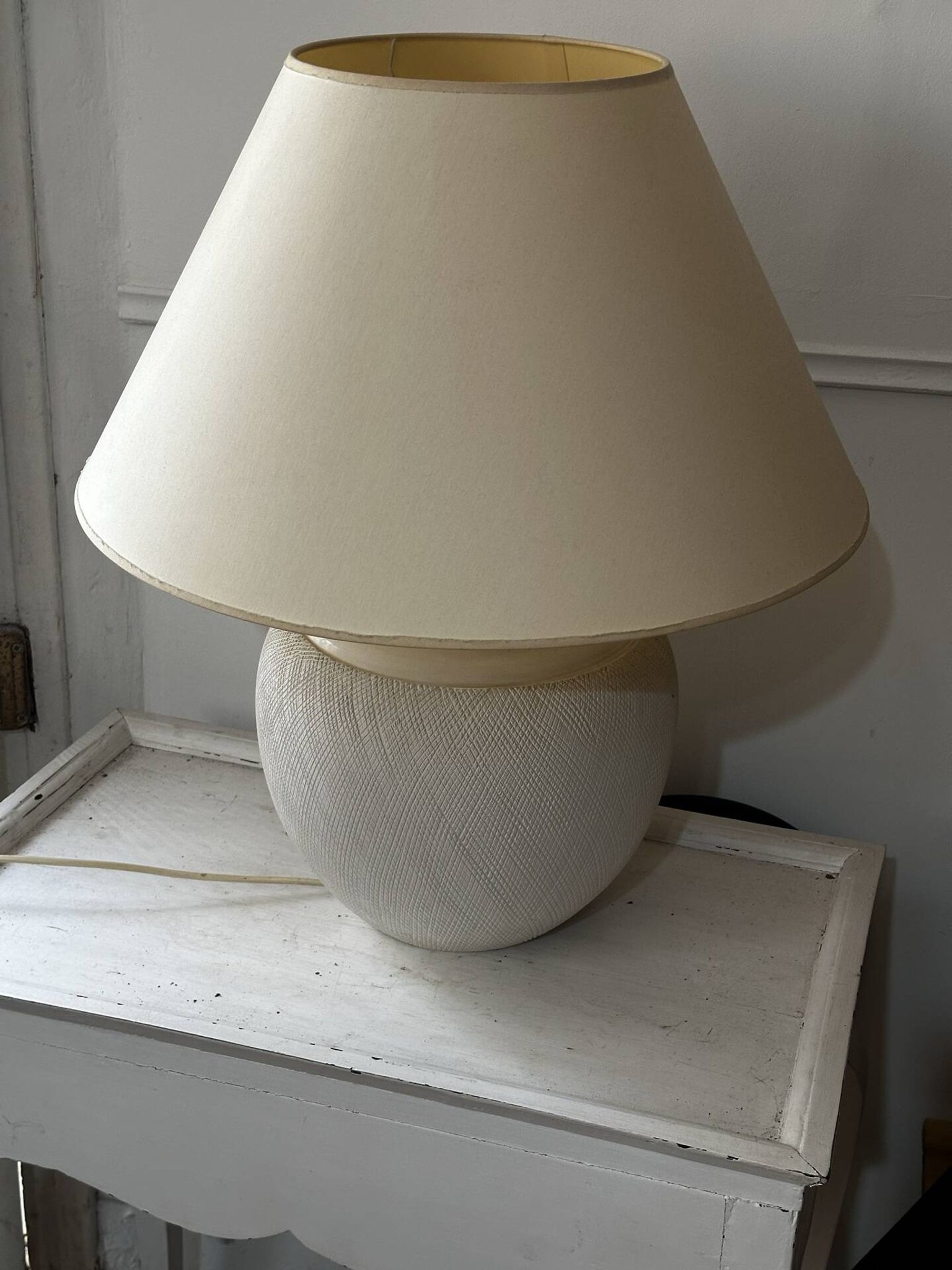 Ceramic lamp from the 80s