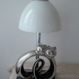 Vintage lamp the cats