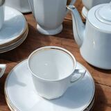 Limoges porcelain coffee service by F. Legrand and Cie