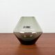 Mid-century German minimalist glass vase Rauchtopas, 1960s