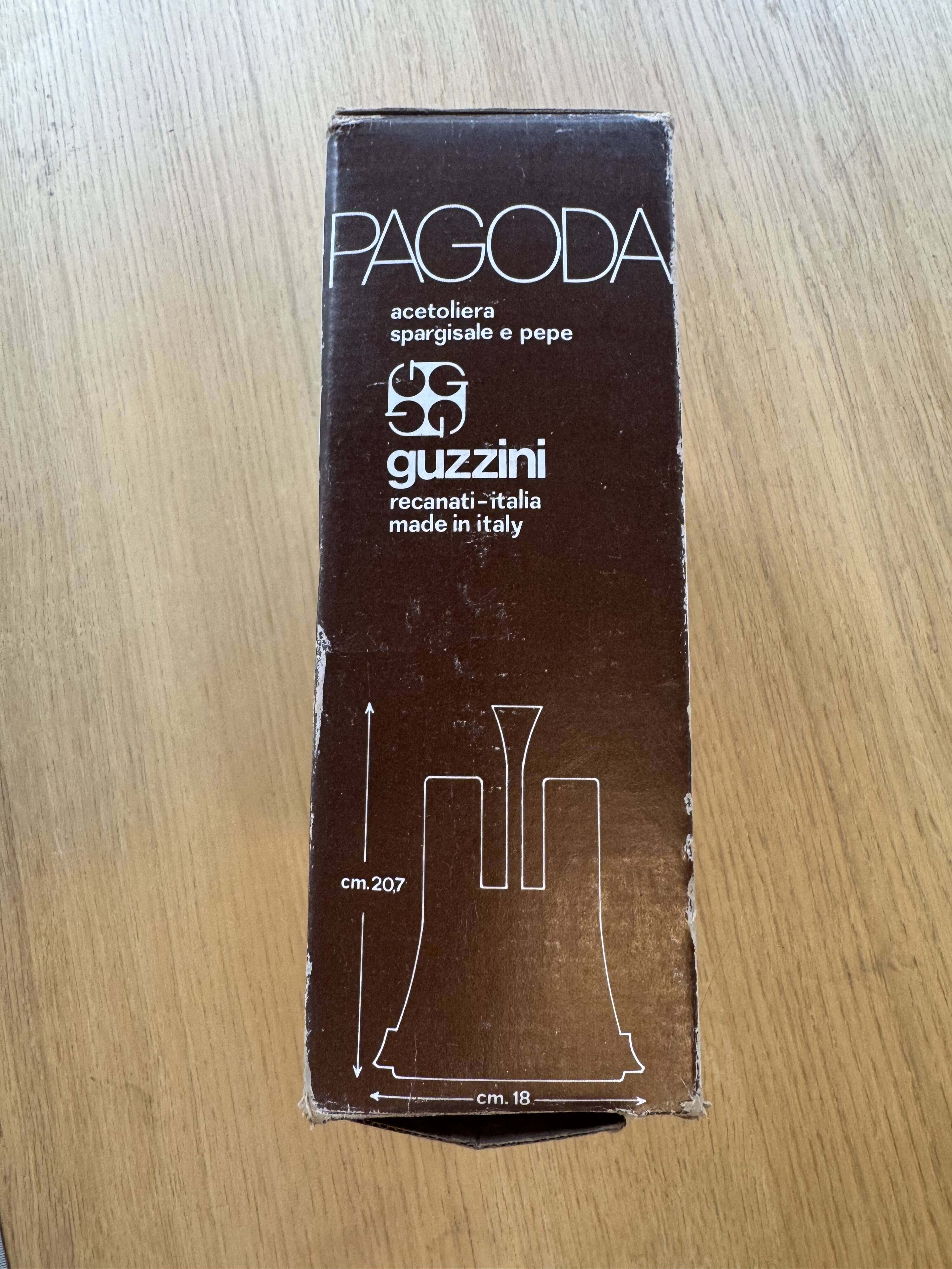 Service à condiments Guzzini “Pagoda”, Italie 1970