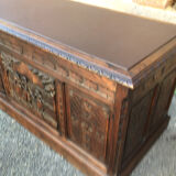 Bureau de ministre chêne style henri II breton 1900s