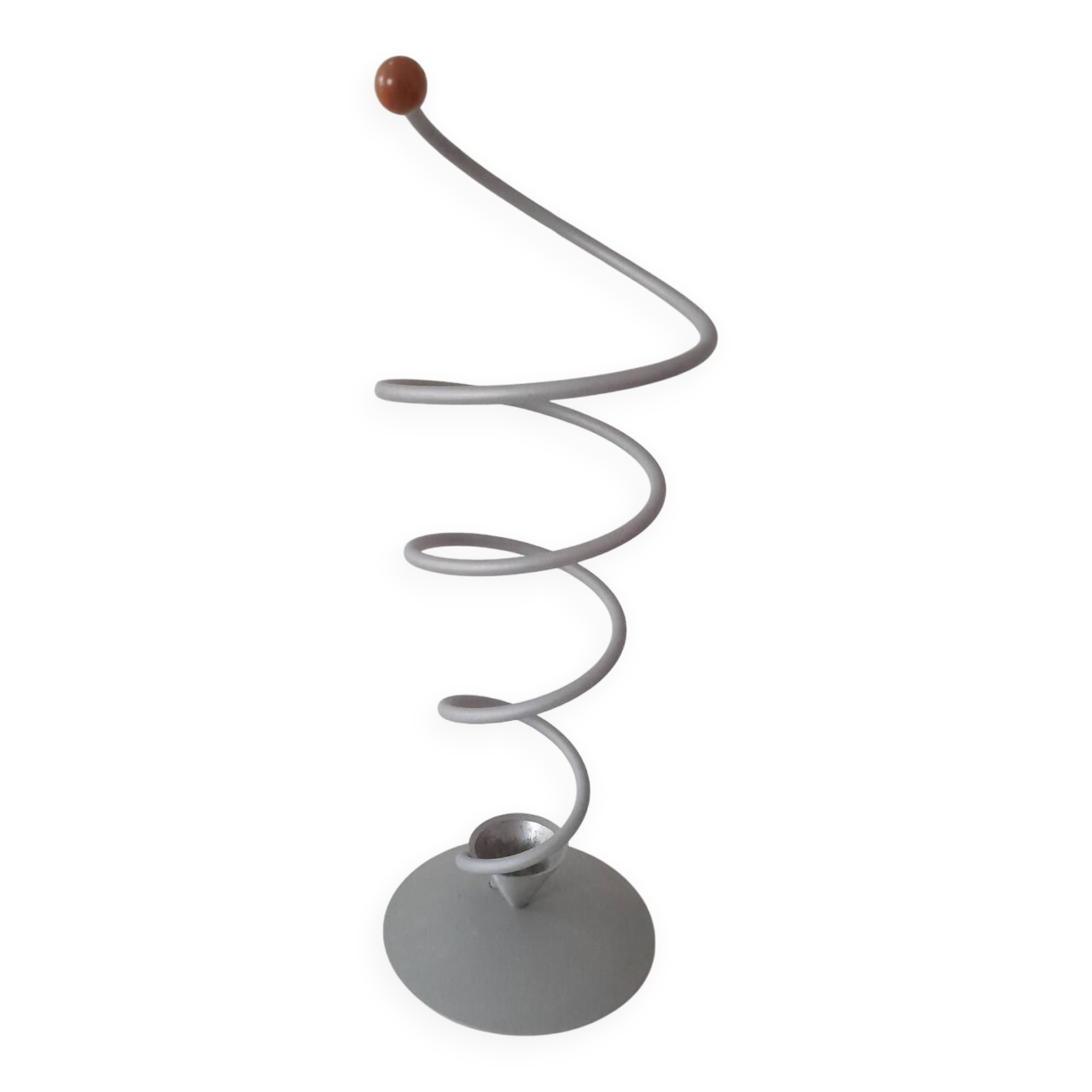 Porte parapluie spirale postmoderne 80s