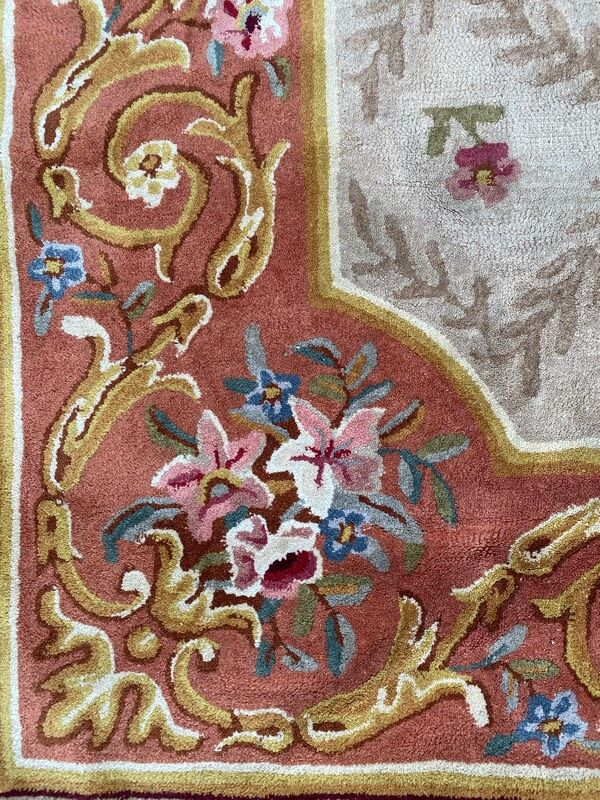 Tapis ancien français point Janus 177x235 cm