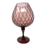 Vase en verre Empoli mauve