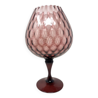 Empoli purple glass vase