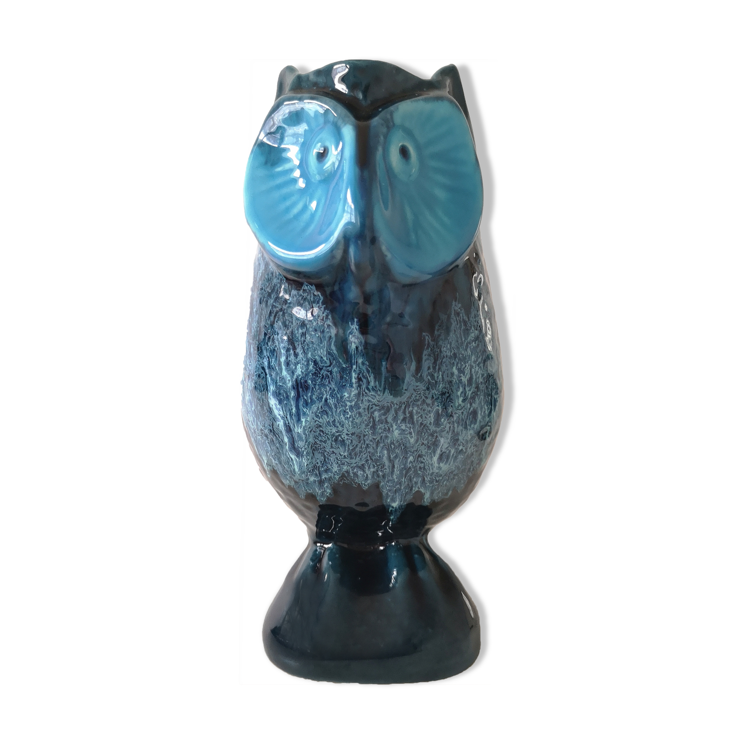 Pitcher, zoomorphic decanter owl vintage owl
