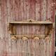 Porte-manteau mural ancien en bois
