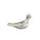 Oiseau pique-fleurs en céramique fat lava