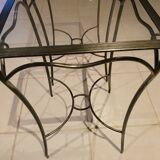 Pair of metal side tables