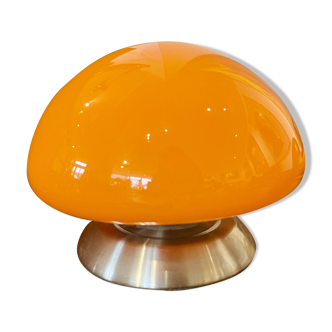 Orange tactile UFO touch mushroom lamp