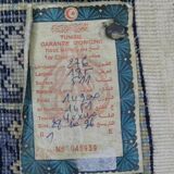 Tapis oriental laine nouée à la main motif floral 185x276cm