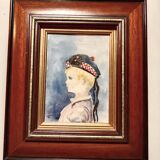 Portrait Enfant écossais 1932 Cadre