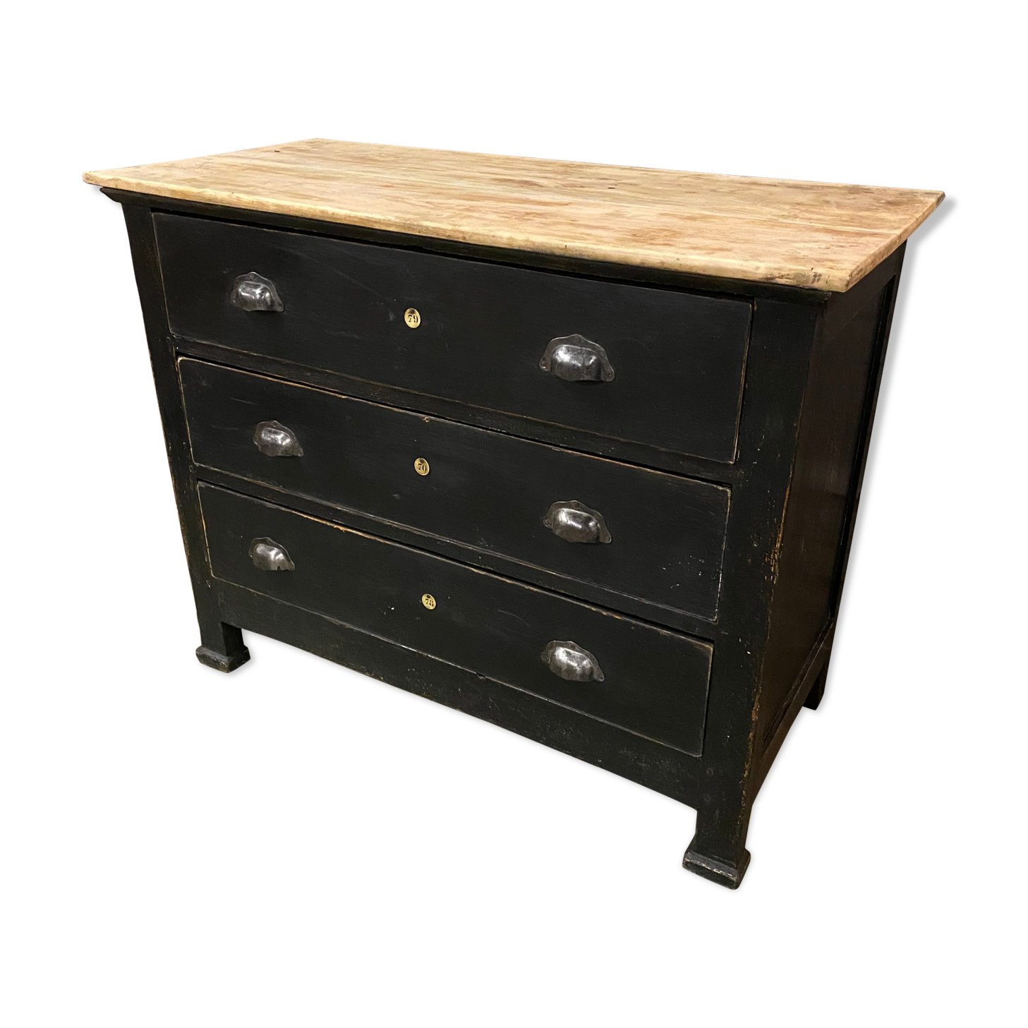 Old patinated old raw tray 1900