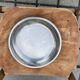 Table art round plate Jean COUZON silversmith 33 cm