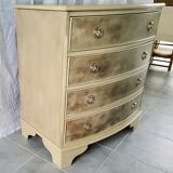 Patinated English chest of drawers