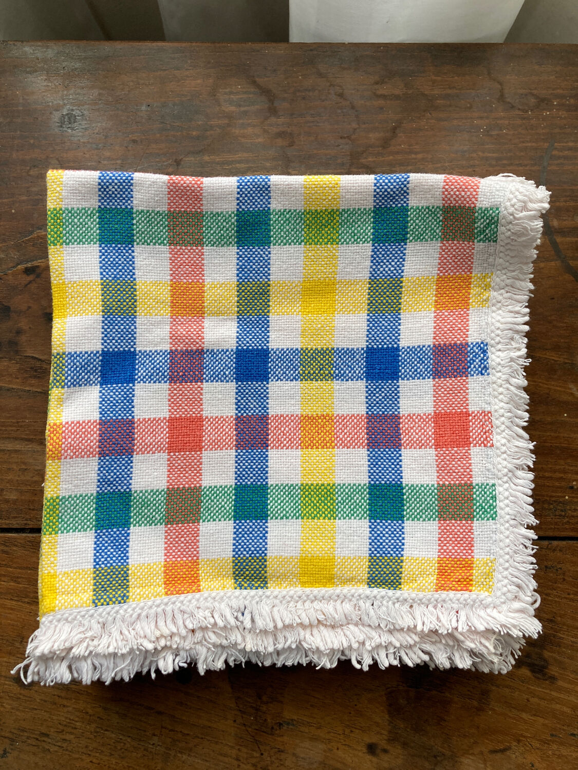 6 vintage antique napkins